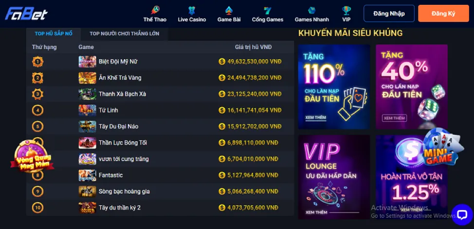 Điều kiện vòng cược thưởng open 888